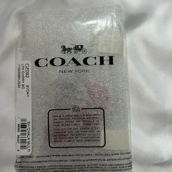 NWT Coach Cherry Bag Charm - Picture 2 of 2